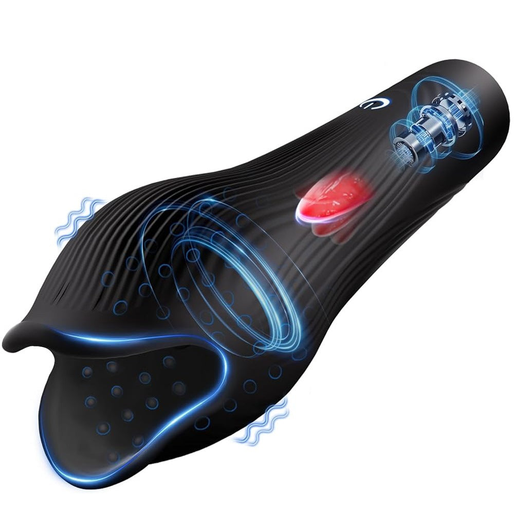 Electric Shock Tongue Licking Airplane Bottle Man Automatic